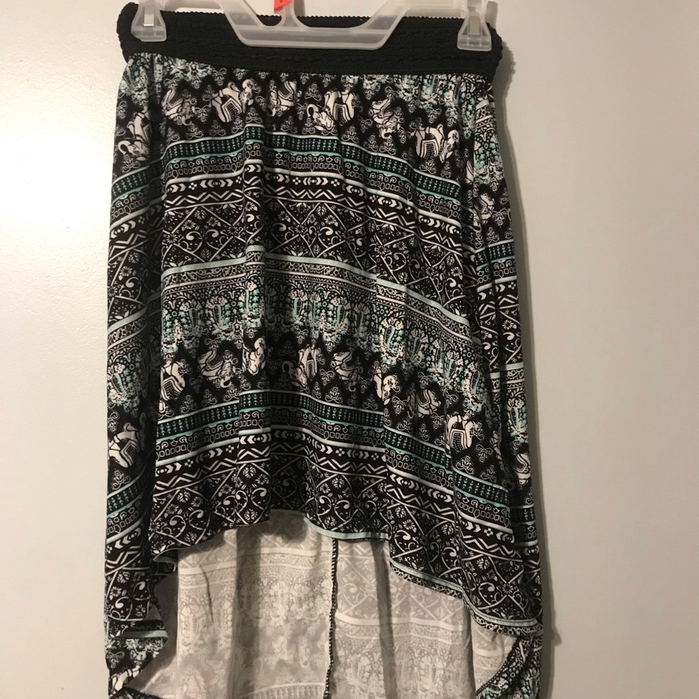 Elephant print skirt